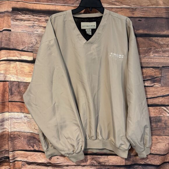 Cutter & Buck Pullover Jacket Men's Size XL Atmos Energy Embroidered Logo Golf - Picture 1 of 12